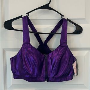 Victoria's Secret Shiny Purple Sports Bra